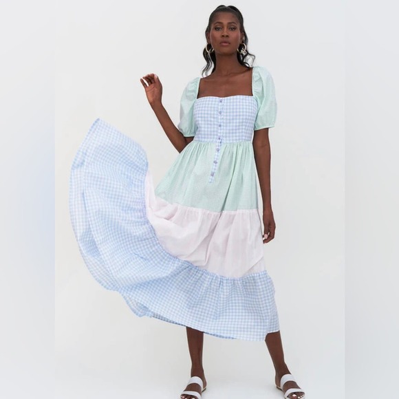 Pitusa Pattern play prairie dress midi length size standard - Picture 1 of 11